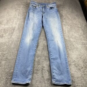 Levis Premium Lot 511 "Big E" Slim Fit Jeans Mens 27x30 Blue Low Rise